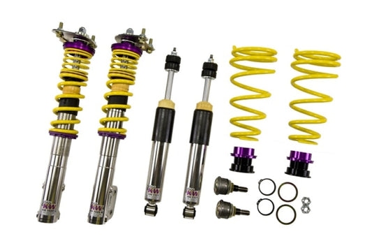 KW Coilover Kit V1 Ford Mustang incl. GT and Cobra; front and rear coilovers - Mammoth Racing -