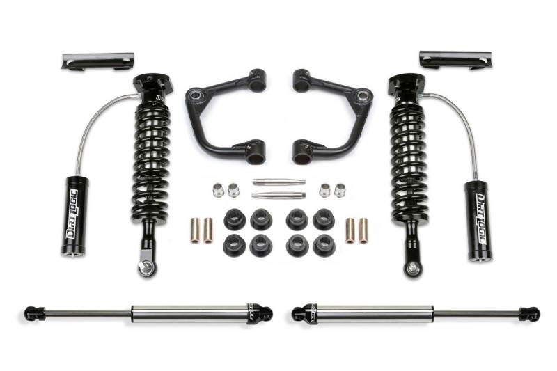 Fabtech 15-20 Ford F150 2WD 2in Uniball UCA Sys w/Dl 2.5 Resi & 2.25 - Mammoth Racing -