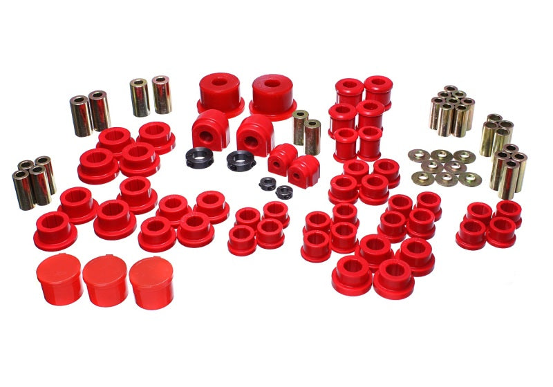 Energy Suspension 2016 Mazda Miata (ND) Red Hyper-flex Master Bushing Set - Mammoth Racing -