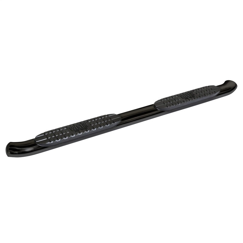 Westin 15-18 Chevy Silv 25/3500 Reg Cab Dsl (Rocker Mount) PRO TRAXX 4 Oval Nerf Step Bars - Black - Mammoth Racing -