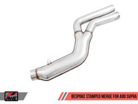 AWE Tuning 2020 Toyota Supra A90 Track Edition Exhaust - 5in Chrome Silver Tips - My Store