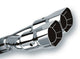 Borla Universal Polished Tip Dual Square Angle-Cut Intercooled (inlet 2 1/2in. Outlet 2 7/8 x 3 3/8i - Mammoth Racing -
