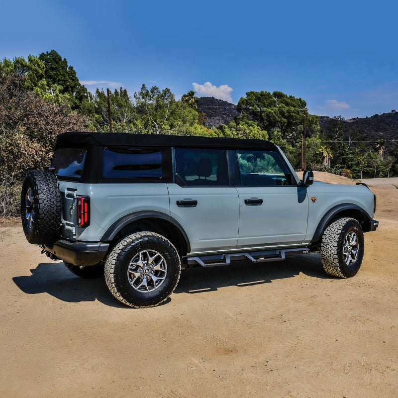 Westin/HDX 2021+ Ford Bronco Drop Nerf Step Bars - Textured Black - Mammoth Racing -