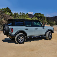 Westin/HDX 2021+ Ford Bronco Drop Nerf Step Bars - Textured Black - Mammoth Racing -