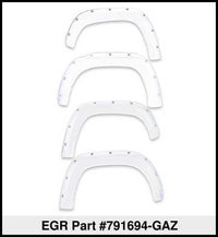 EGR 19-22 Chevrolet Silverado 1500 Summit White Traditional Bolt-On Look Fender Flares Set Of 4 - Mammoth Racing -