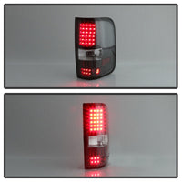 Xtune Ford F150 Styleside 04-08 (Not Fit Heritage & SVT) LED Tail Lights Black ALT-ON-FF15004-LED-BK - Mammoth Racing -