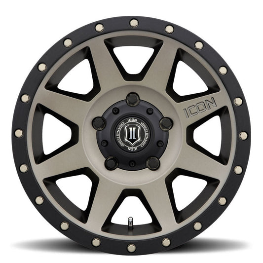 Icon Rebound 18x9 5x150 25mm Offset 6in BS 110.1mm Bore Bronze Wheel