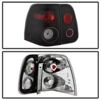 Spyder Lincoln Navigator 03-06 Euro Style Tail Lights Black ALT-YD-LN03-BK - Mammoth Racing -
