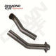 Diamond Eye DWNP 4in TB SGL/DUAL W PYRO PLUG AL 7 3L F250/F350 ROLLOVER 99-03 CORS SS 160002 - Mammoth Racing -