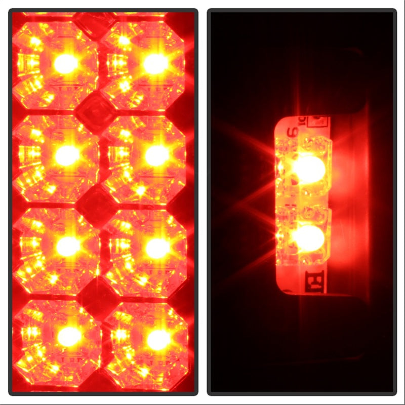 Spyder Ford F150 side 97-03/F250 Super Duty 99-07 LED Tail Lights Blk Smke ALT-YD-FF15097-LED-BSM - Mammoth Racing -