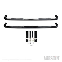 Westin 2019 Chevrolet Silverado/Sierra 1500 Crew Cab E-Series 3 Nerf Step Bars - Black - Mammoth Racing -