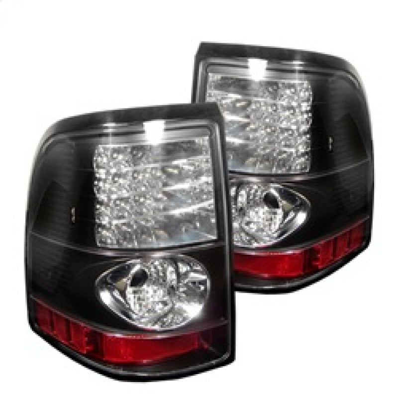 Spyder Ford Explorer 4Dr (Except Sport Trac)02-05 LED Tail Lights Black ALT-YD-FEXP02-LED-BK - Mammoth Racing -