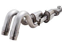 AWE 16-22 Toyota Tacoma 0FG Catback Exhaust w/ BashGuard - Dual Chrome Silver Tips - My Store