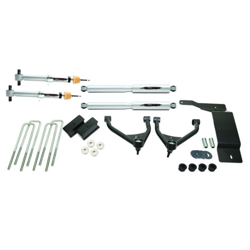 Belltech 07-16 Chevrolet Silverado / GMC Sierra 1500 4WD 4in Suspension Lift Kit w/ Shocks - Mammoth Racing -