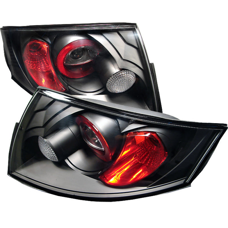 Spyder Audi TT 00-06 Euro Style Tail Lights Black ALT-YD-ATT99-BK - Mammoth Racing -