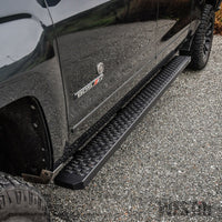 Westin Grate Steps Running Boards 86 in - Textured Black - Mammoth Racing -