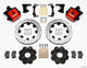 Wilwood Combination Parking Brake Rear Kit 12.19in Drilled Red Civic / Integra Drum 2.71 Hub Offset - Mammoth Racing -