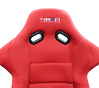 NRG FRP Bucket Seat (Red Cloth) - Large - My Store