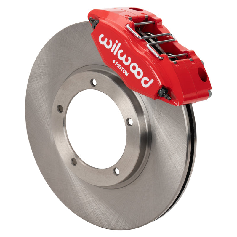 Wilwood 69-74 Porsche 911 Front Powerlite Brake Kit 3in MT Plain Face - Red - My Store