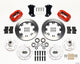 Wilwood Forged Dynalite Front Kit 12.19in Red Heidts Tri -5 2 inch Drop Spindle - Mammoth Racing -