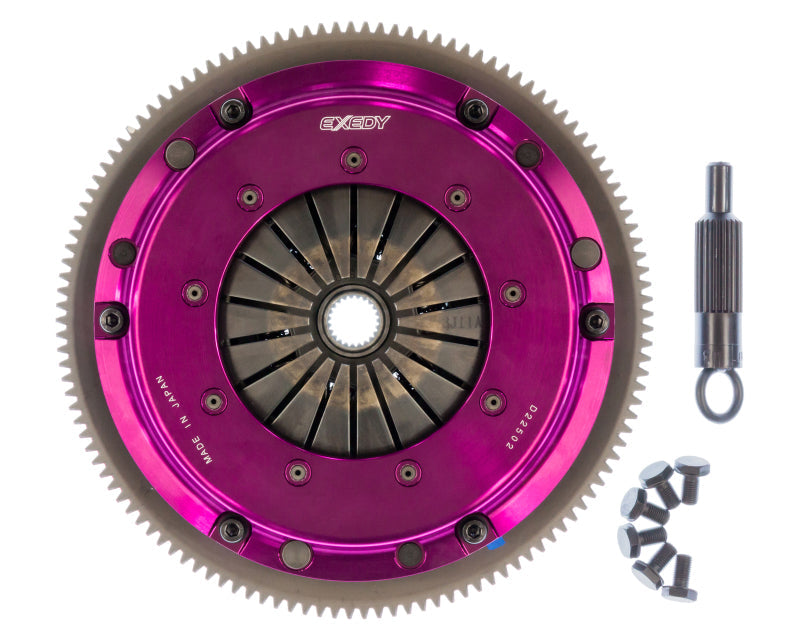 Exedy 1986-1989 Mazda Rx-7 R2 Hyper Single Clutch Sprung Center Disc Push Type Cover - Mammoth Racing -