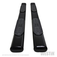 Westin 19-21 Chevrolet Silverado Crew Cab PRO TRAXX 6 Oval Nerf Step Bars - Black - Mammoth Racing -