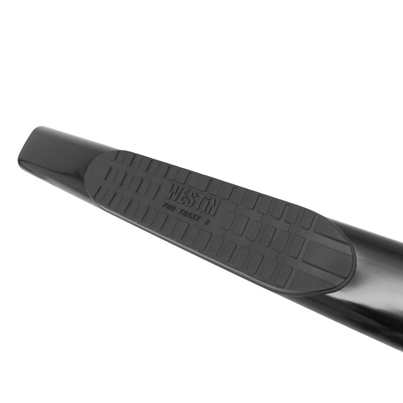 Westin 2007-2013 Chevy Silverado 1500 Crew Cab PRO TRAXX 6 Oval Nerf Step Bars - Black - Mammoth Racing -