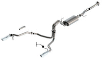 Borla F-150 2021 5.0L 2dr RC SB (122.8 WB) XL/XLT 3/2.25 SRE Cat-Back S-Type Chrome Tips - My Store