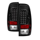 Xtune Ford F150 Styleside 97-03 / F250/350/450/550 99-07 LED Tail Lights Black ALT-ON-FF15097-LED-BK - Mammoth Racing -