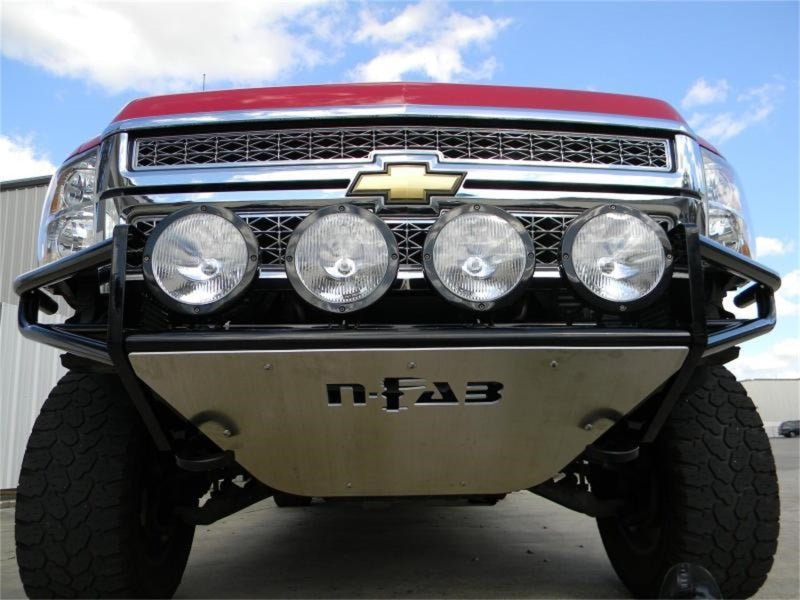 N-Fab RSP Front Bumper 07-13 Chevy 1500 - Gloss Black - Multi-Mount - Mammoth Racing -