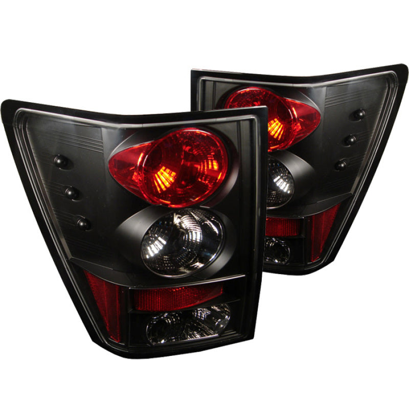 Spyder Jeep Grand Cherokee 05-06 Euro Style Tail Lights Black ALT-YD-JGC05-BK - Mammoth Racing -