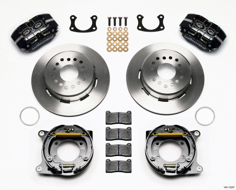 Wilwood Dynapro Dust-Boot P/S Park Brake Kit New Big Ford 2.50in Offset - Mammoth Racing -