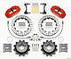 Wilwood Narrow Superlite 4R Rear Kit 12.88in Drilled Red 99-05 WRX / 99-07 Impreza - Mammoth Racing -