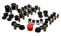Energy Suspension 95-99 Mitsubishi Eclipse FWD/AWD Black Hyper-flex Master Bushing Set - My Store