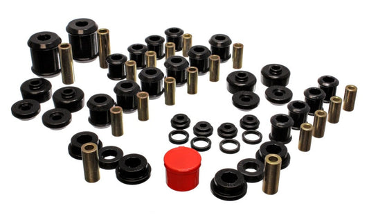 Energy Suspension 95-99 Mitsubishi Eclipse FWD/AWD Black Hyper-flex Master Bushing Set - My Store
