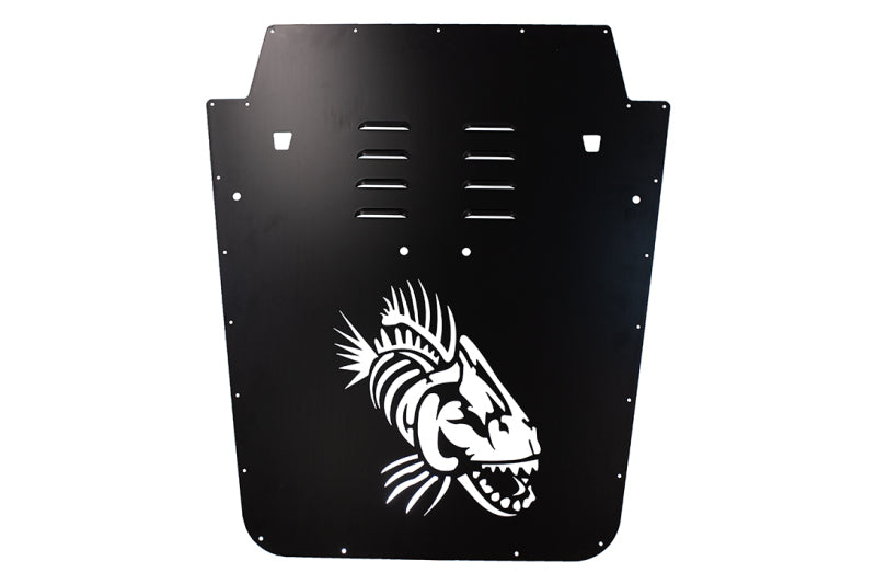 Fishbone Offroad 13-18 Jeep Wrangler JK Hood Louver - Black - Mammoth Racing -