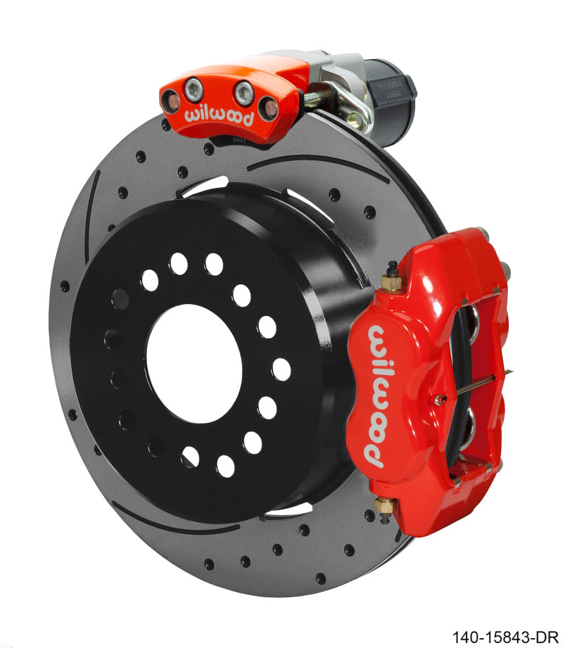 Wilwood Epb/fdli Rear Kit 12.19in. Big Ford - Srp, Red - My Store
