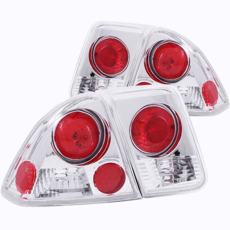 ANZO 2001-2004 Honda Civic Taillights Chrome - My Store