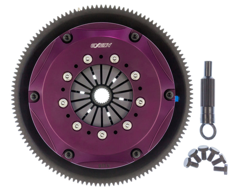 Exedy 1986-1989 Mazda Rx-7 R2 Hyper Triple Cerametallic Clutch Rigid Disc Push Type Cover - Mammoth Racing -
