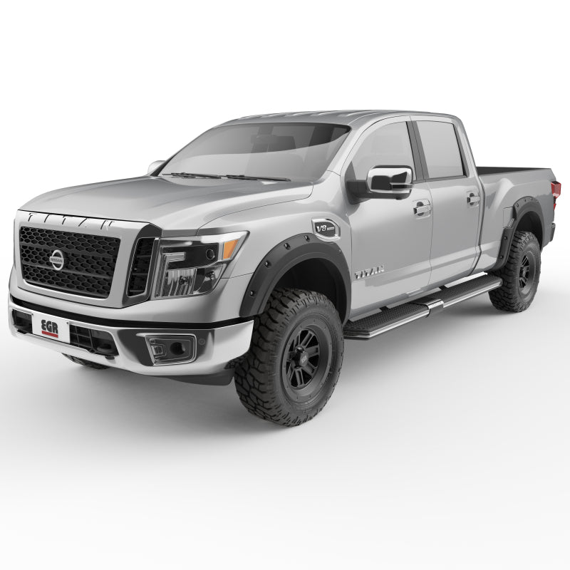 EGR 2017 Nissan Titan Bolt-On Look Fender Flares - Set - Mammoth Racing -