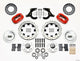 Wilwood Forged Dynalite Front Kit 11.75in Drilled Red 55-57 Chevy - Mammoth Racing -