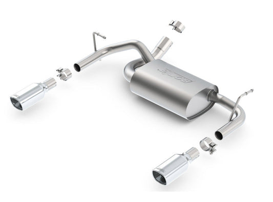 Borla 12-16 Jeep Wrangler 3.6L AT/MT 4WD Single Split Rr Exit Touring Exhaust (rear section only) - My Store
