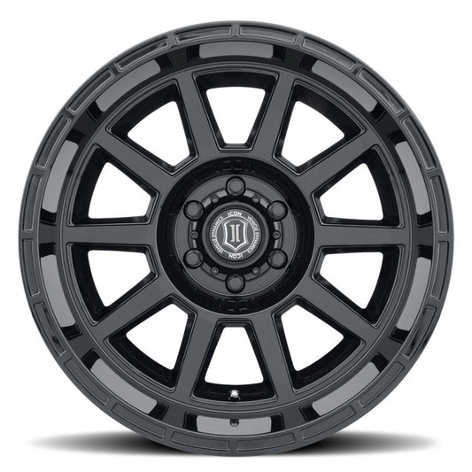 Icon Recoil 20x10 5x5 -24mm Offset 4.5in BS Gloss Black Wheel