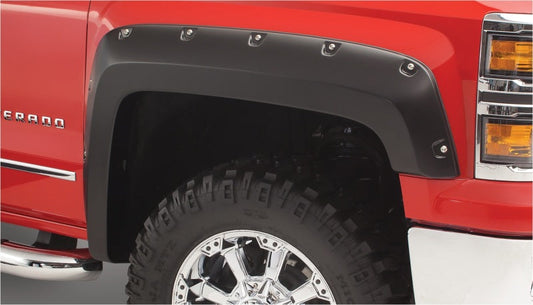 Bushwacker 2019 GMC Sierra Pocket Style Flares Front 2 Piece - Black - My Store