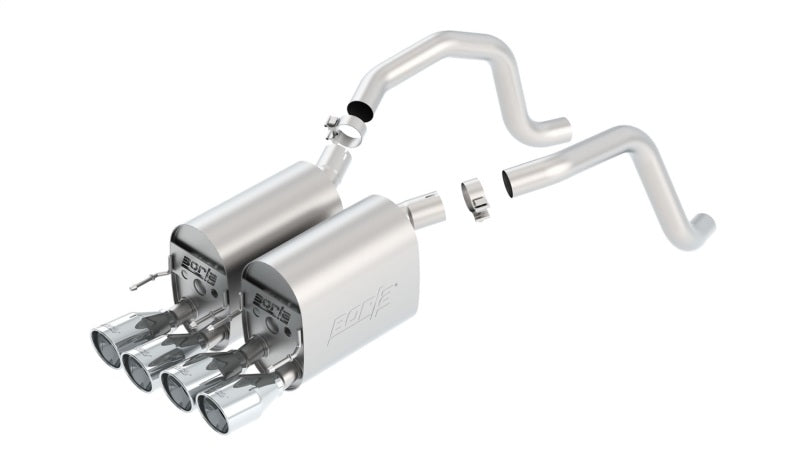 Borla 05-08 Corvette Coupe/Conv 6.0L/6.2L 8cyl 6spd RWD Touring SS Exhaust (rear section only) - My Store