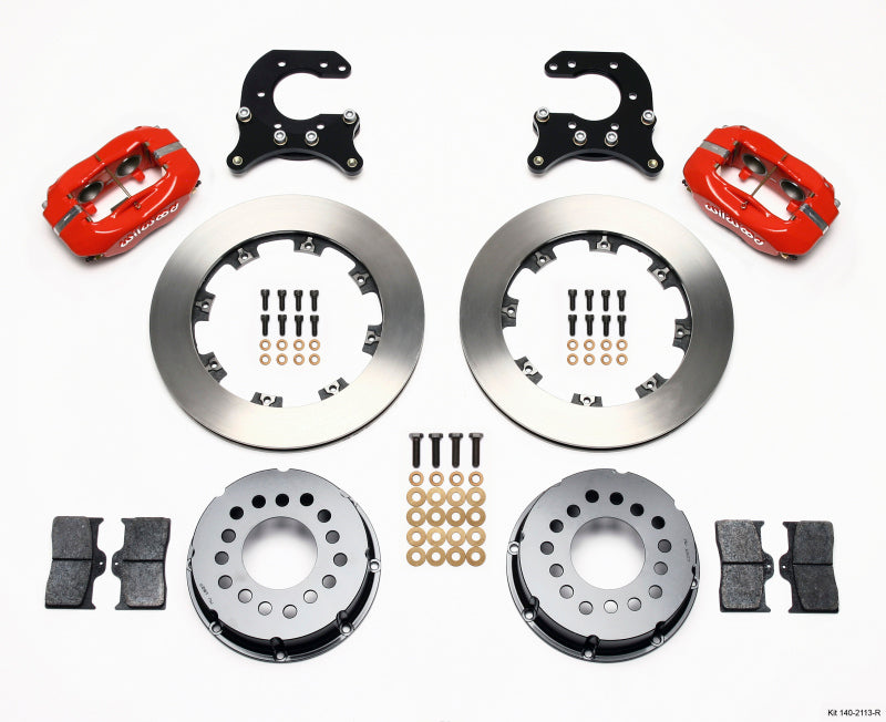 Wilwood Forged Dynalite P/S Rear Kit Red Small Ford 2.66in Offset - My Store