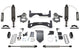 Fabtech 14-18 GM C/k1500 P/U w/oE Forg Stl UCA 6in Perf Sys G2 w/Dl 2.5 & 2.25 - Mammoth Racing -