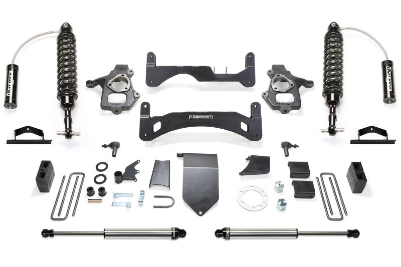 Fabtech 14-18 GM C/k1500 P/U w/oE Alm Or Stmp Stl UCA 6in Perf Sys G2 w/Dl 2.5 & 2.25 - Mammoth Racing -