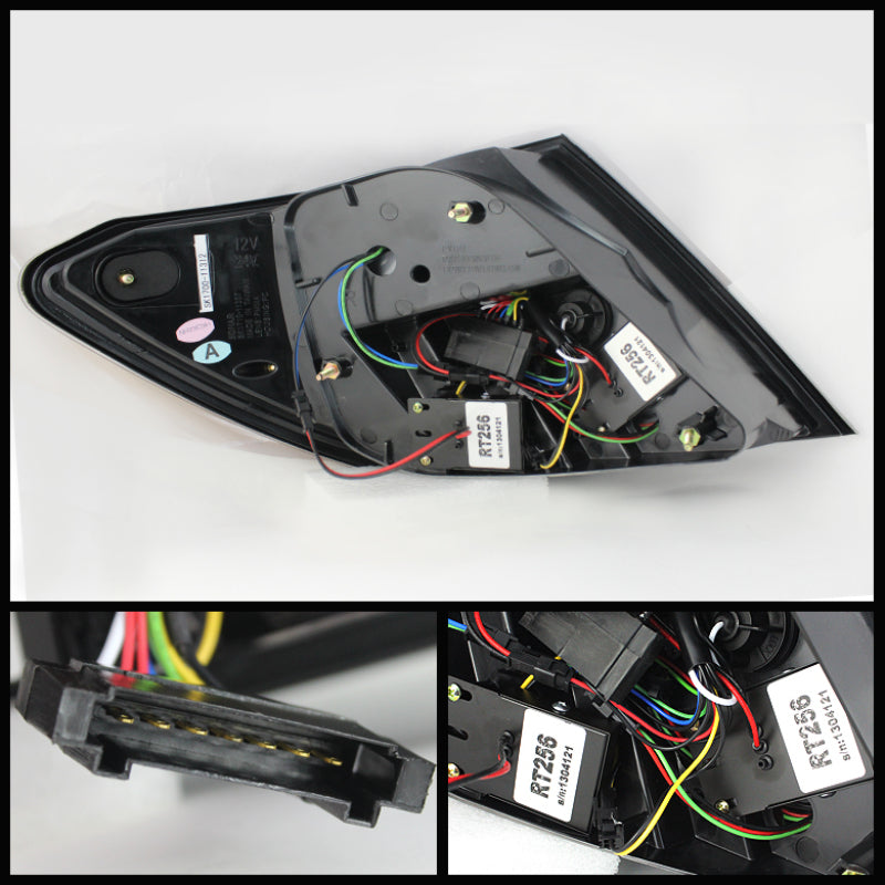 Spyder Mercedes Benz W204 C-Class 11-14 LED Tail Lights - Blk ALT-YD-MBZC11-LED-BK - Mammoth Racing -