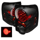 Xtune Ford Explorer 4Dr (Except Sport Trac) 02-05 LED Tail Lights Black ALT-ON-FEXP02-LED-BK - Mammoth Racing -